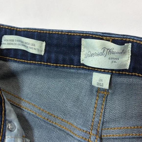 Universal Thread Dark Blue Flare Jeans - Picture 2 of 10